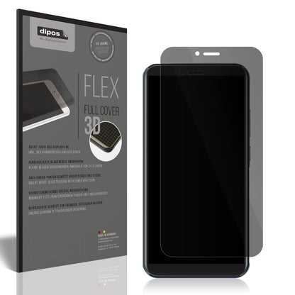 Blickschutzfolie von dipos passend für Mobicel PX10, 100% Displayabdeckung und blasenfreie Montage