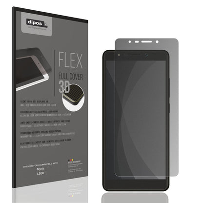 Blickschutzfolie von dipos passend für Myria L550, 100% Displayabdeckung und blasenfreie Montage