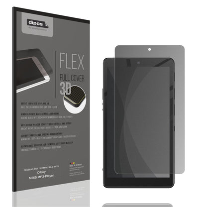 Blickschutzfolie von dipos passend für Oilsky M305 MP3-Player, 100% Displayabdeckung und blasenfreie Montage