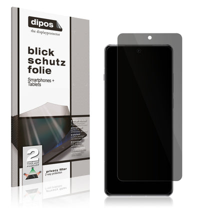 Blickschutzfolie von dipos passend für OnePlus 12, 100% Displayabdeckung und blasenfreie Montage