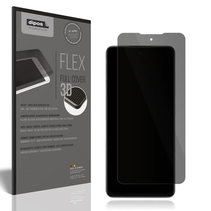 Blickschutzfolie von dipos passend für Oppo A5 4G, 100% Displayabdeckung und blasenfreie Montage