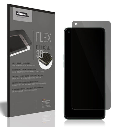 Blickschutzfolie von dipos passend für Oppo Reno 8 Lite, 100% Displayabdeckung und blasenfreie Montage