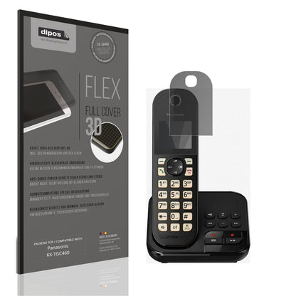Blickschutzfolie von dipos passend für Panasonic KX-TGC460, 100% Displayabdeckung und blasenfreie Montage