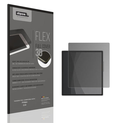Blickschutzfolie von dipos passend für Philips Z19, 100% Displayabdeckung und blasenfreie Montage