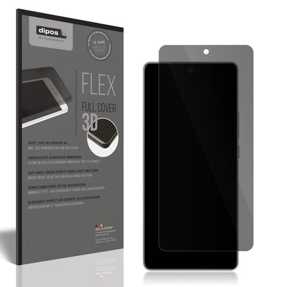 Blickschutzfolie von dipos passend für Realme GT 6T, 100% Displayabdeckung und blasenfreie Montage