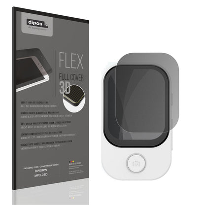 Blickschutzfolie von dipos passend für RWSRW MP3-03D, 100% Displayabdeckung und blasenfreie Montage