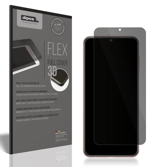 Blickschutzfolie von dipos passend für Samsung Galaxy M13 4G, 100% Displayabdeckung und blasenfreie Montage