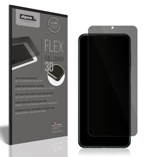 Blickschutzfolie von dipos passend für Samsung Galaxy M13 5G, 100% Displayabdeckung und blasenfreie Montage