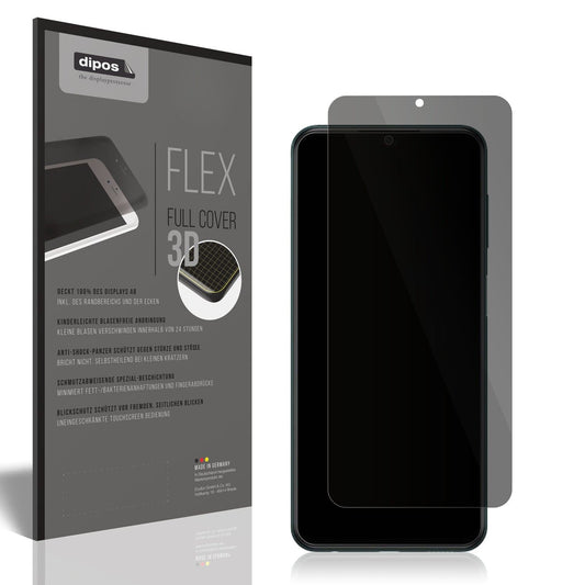 Blickschutzfolie von dipos passend für Samsung Galaxy M13 5G, 100% Displayabdeckung und blasenfreie Montage
