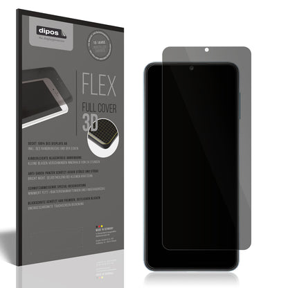 Blickschutzfolie von dipos passend für Samsung Galaxy M32 5G, 100% Displayabdeckung und blasenfreie Montage