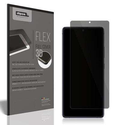 Blickschutzfolie von dipos passend für Samsung Galaxy S10 Lite, 100% Displayabdeckung und blasenfreie Montage