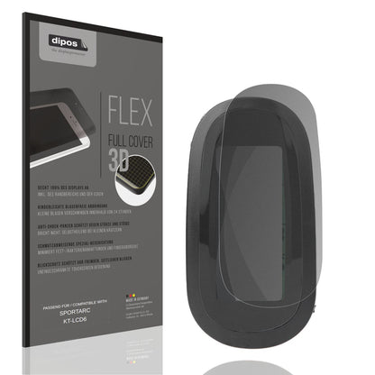 Blickschutzfolie von dipos passend für SPORTARC KT-LCD6, 100% Displayabdeckung und blasenfreie Montage