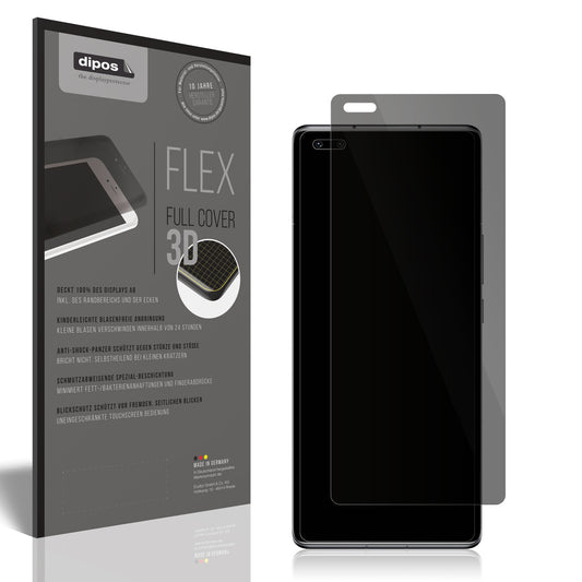 Blickschutzfolie von dipos passend für TD Tech N8 Pro, 100% Displayabdeckung und blasenfreie Montage