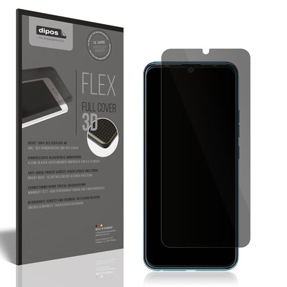 Blickschutzfolie von dipos passend für Tecno Spark 9, 100% Displayabdeckung und blasenfreie Montage