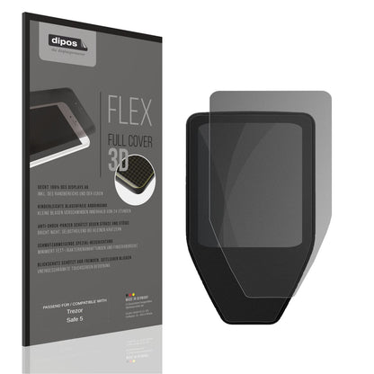 Blickschutzfolie von dipos passend für Trezor Safe 5, 100% Displayabdeckung und blasenfreie Montage