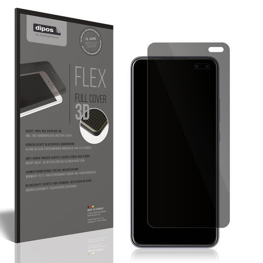 Blickschutzfolie von dipos passend für Vivo V19, 100% Displayabdeckung und blasenfreie Montage