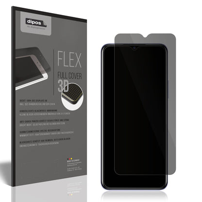 Blickschutzfolie von dipos passend für Vivo Y21T, 100% Displayabdeckung und blasenfreie Montage