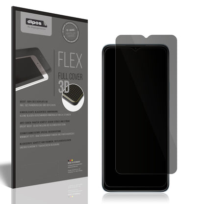 Blickschutzfolie von dipos passend für Vivo Y55s 5G, 100% Displayabdeckung und blasenfreie Montage