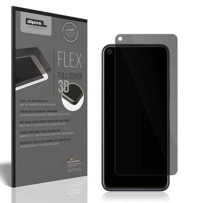 Blickschutzfolie von dipos passend für Vivo Y70t, 100% Displayabdeckung und blasenfreie Montage