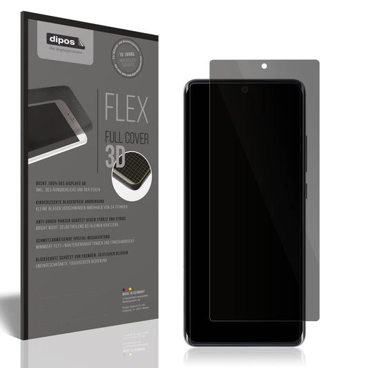 Blickschutzfolie von dipos passend für Xiaomi 12X, 100% Displayabdeckung und blasenfreie Montage