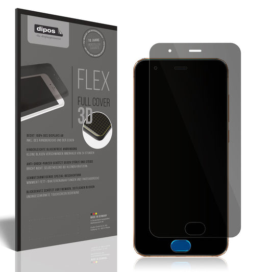 Blickschutzfolie von dipos passend für Xiaomi Mi Note 3, 100% Displayabdeckung und blasenfreie Montage