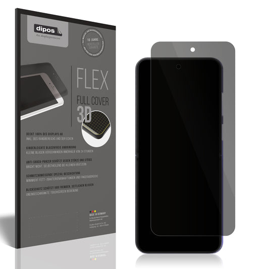 Blickschutzfolie von dipos passend für Xiaomi Mix Flip 2, 100% Displayabdeckung und blasenfreie Montage