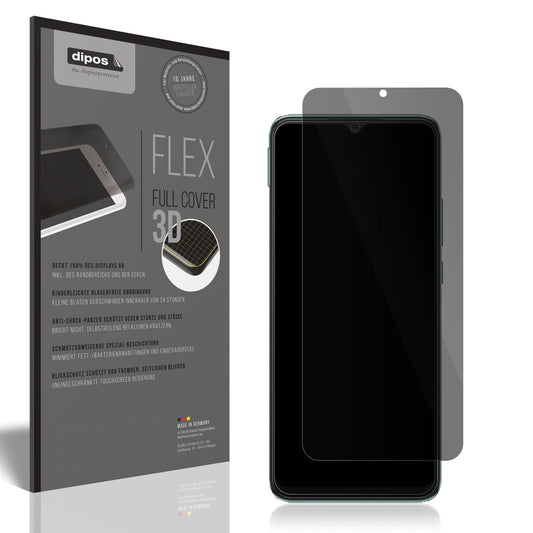 Blickschutzfolie von dipos passend für Xiaomi Poco C40, 100% Displayabdeckung und blasenfreie Montage