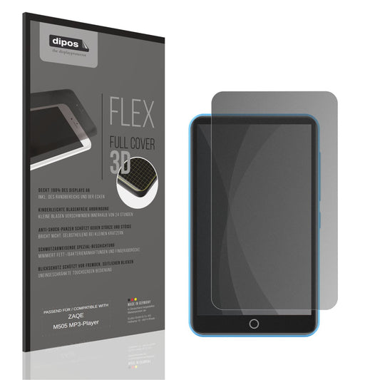 Blickschutzfolie von dipos passend für ZAQE M505 MP3-Player, 100% Displayabdeckung und blasenfreie Montage