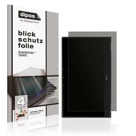 Blickschutzfolie von dipos passend für Acer Chromebook Spin 314, präziser Zuschnitt und blasenfrei montiert