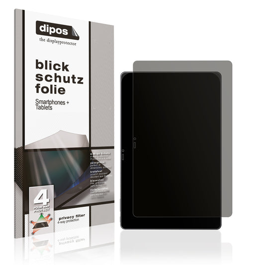 Blickschutzfolie von dipos passend für Acer Iconia Tab P11, präziser Zuschnitt und blasenfrei montiert