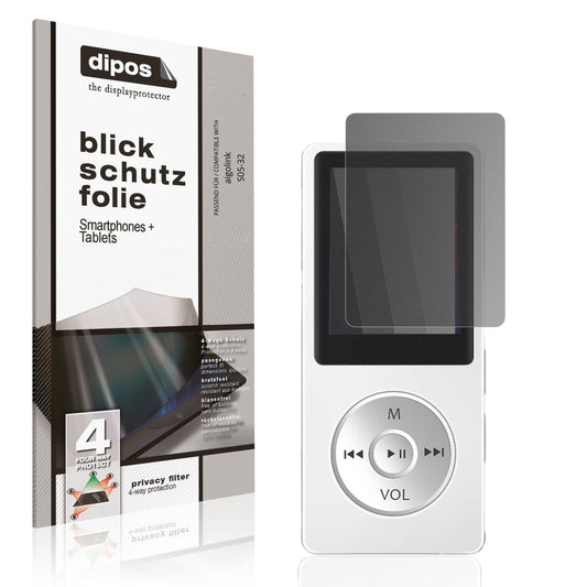 Blickschutzfolie von dipos passend für aigolink S05-32, präziser Zuschnitt und blasenfrei montiert