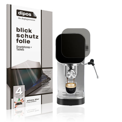Blickschutzfolie von dipos passend für Aigostar Barista, präziser Zuschnitt und blasenfrei montiert