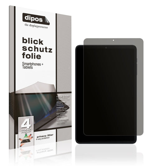 Blickschutzfolie von dipos passend für Alldocube iPlay 60 Mini Turbo, präziser Zuschnitt und blasenfrei montiert