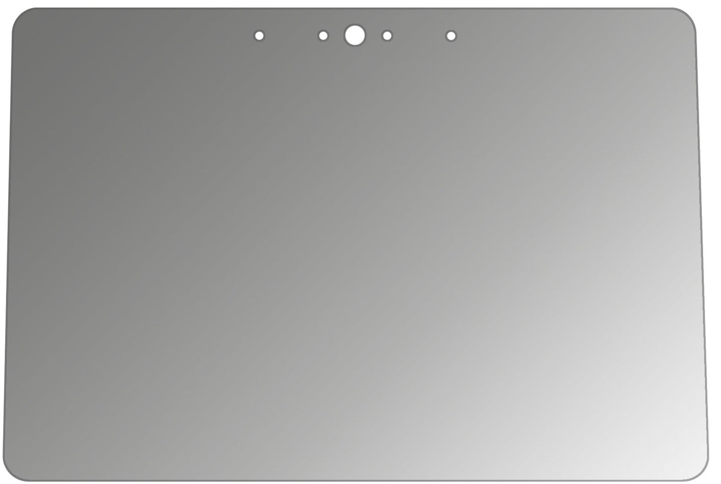 Blickschutzfolie von dipos passend für Amazon Echo Show 2. Gen, präziser Zuschnitt und blasenfrei montiert