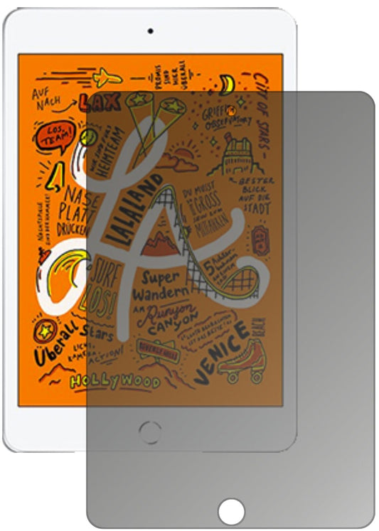 Blickschutzfolie von dipos passend für Apple iPad Mini (2019) 7.9 Zoll, präziser Zuschnitt und blasenfrei montiert