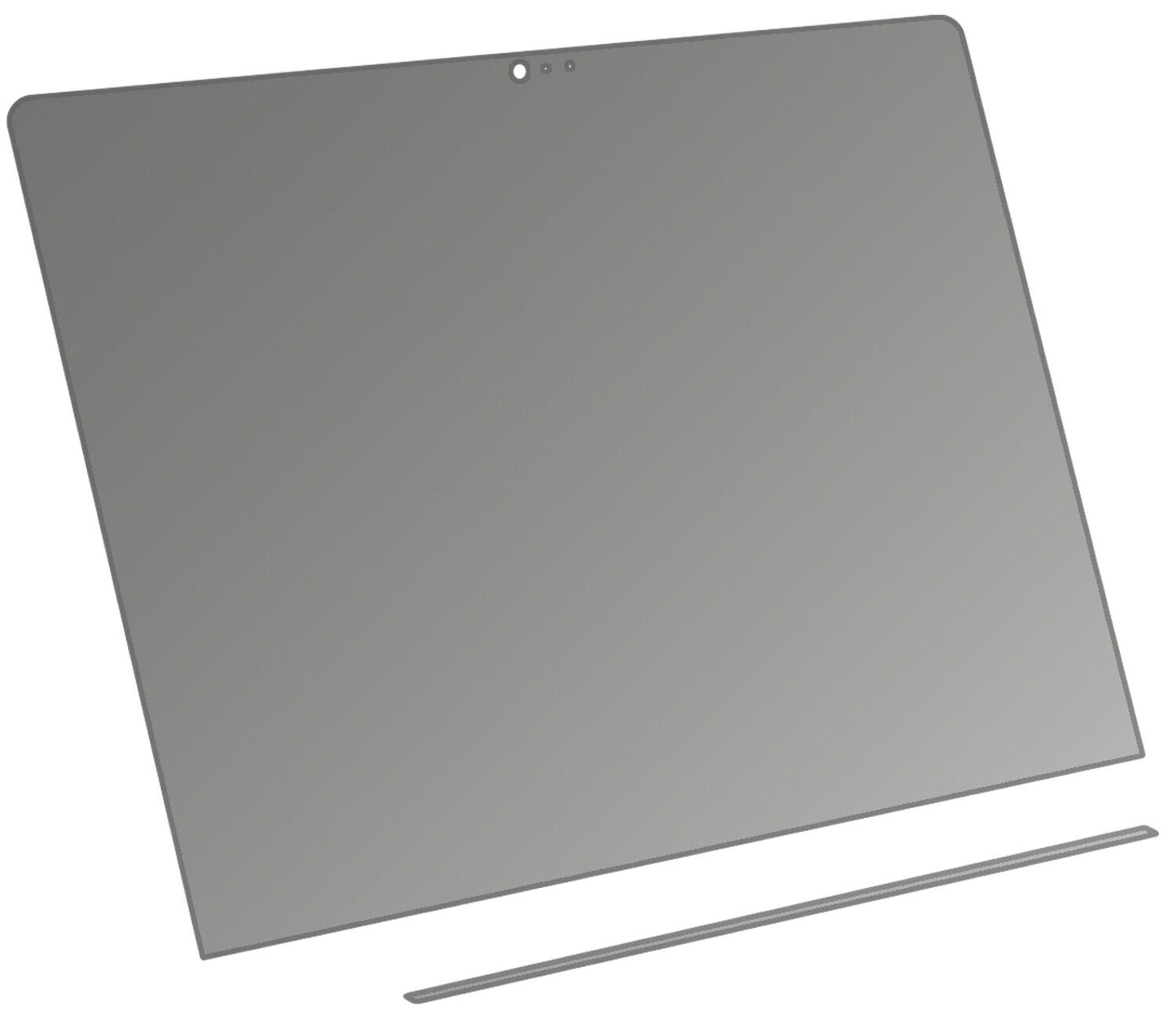 Blickschutzfolie von dipos passend für Apple MacBook Pro 15 Zoll (2019) Touchbar, präziser Zuschnitt und blasenfrei montiert