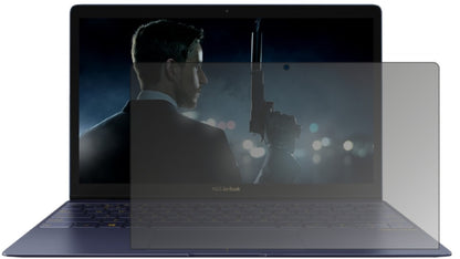 Blickschutzfolie von dipos passend für Asus Zenbook 3, präziser Zuschnitt und blasenfrei montiert