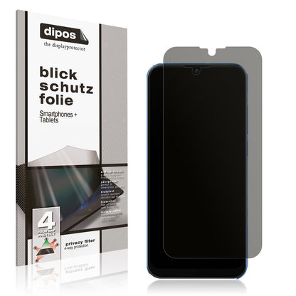 Blickschutzfolie von dipos passend für Benco V60, präziser Zuschnitt und blasenfrei montiert