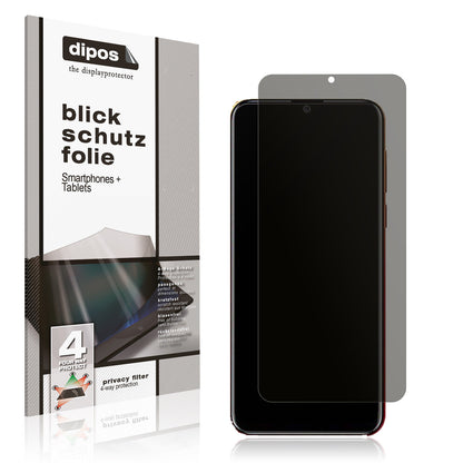 Blickschutzfolie von dipos passend für Benco V80s, präziser Zuschnitt und blasenfrei montiert