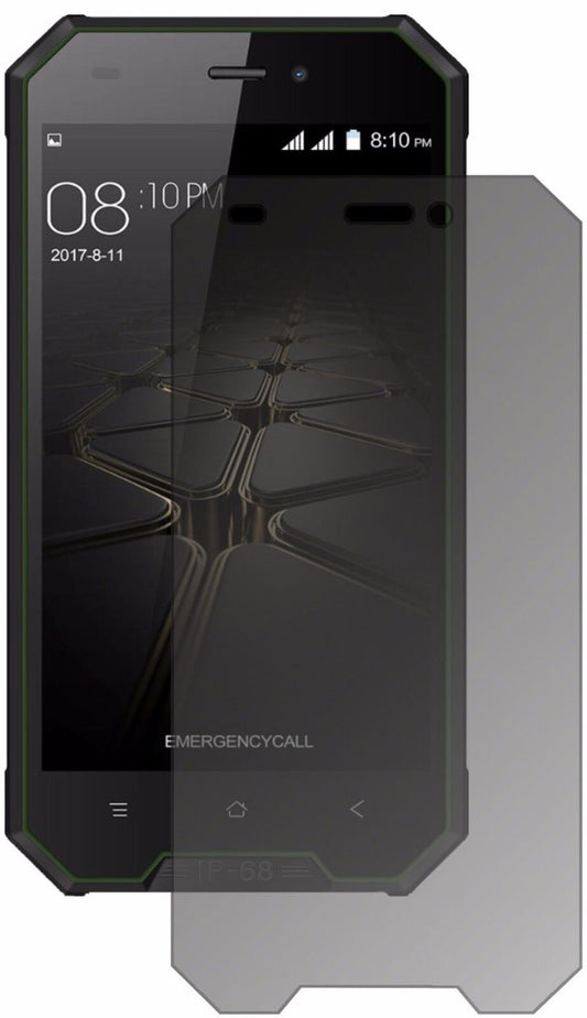 Blickschutzfolie von dipos passend für Blackview BV4000 Pro, präziser Zuschnitt und blasenfrei montiert