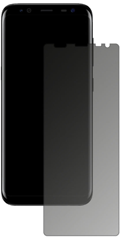 Blickschutzfolie von dipos passend für Blackview S8, präziser Zuschnitt und blasenfrei montiert