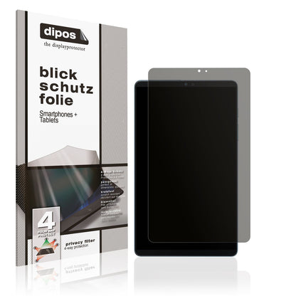 Blickschutzfolie von dipos passend für Blackview Tab 60 Pro, präziser Zuschnitt und blasenfrei montiert