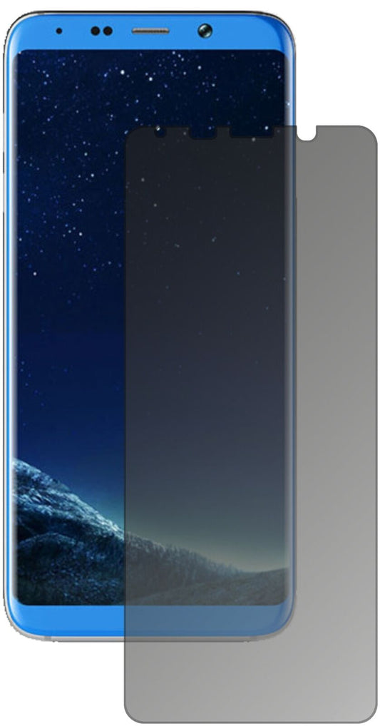 Blickschutzfolie von dipos passend für Bluboo S8+, präziser Zuschnitt und blasenfrei montiert