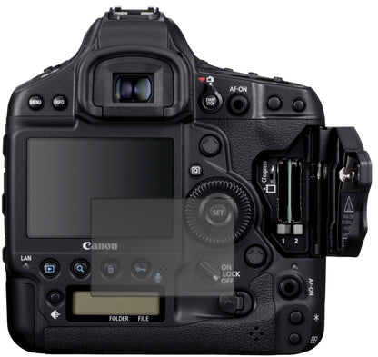 Blickschutzfolie von dipos passend für Canon Eos 1DX Mark III, präziser Zuschnitt und blasenfrei montiert