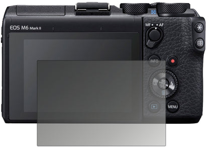 Blickschutzfolie von dipos passend für Canon EOS M6 Mark II, präziser Zuschnitt und blasenfrei montiert