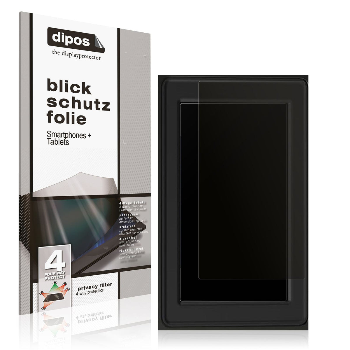 Blickschutzfolie von dipos passend für Canon PIXMA TS8750, präziser Zuschnitt und blasenfrei montiert