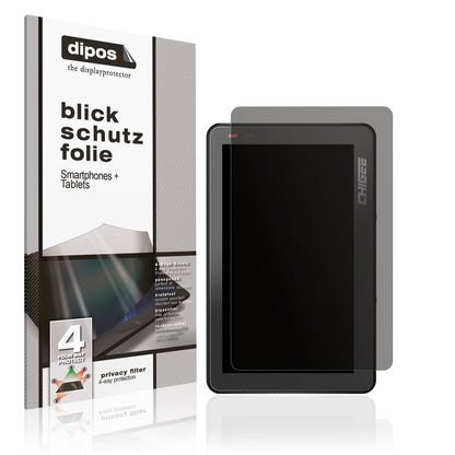 Blickschutzfolie von dipos passend für Chigee XR-3, präziser Zuschnitt und blasenfrei montiert