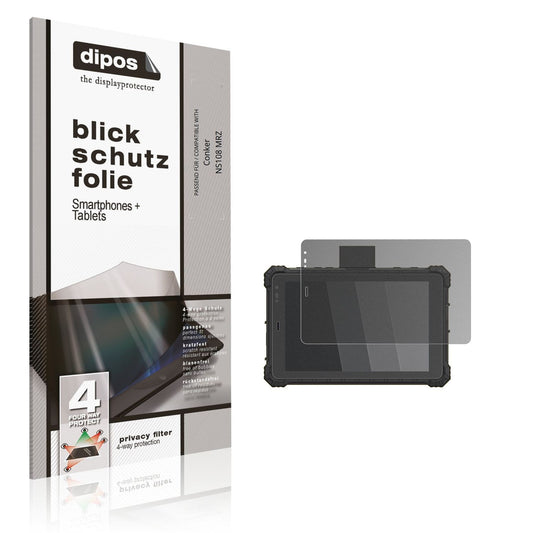 Blickschutzfolie von dipos passend für Conker NS108 MRZ, präziser Zuschnitt und blasenfrei montiert
