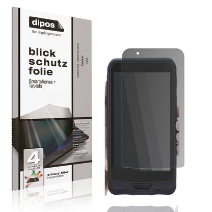 Blickschutzfolie von dipos passend für Conker NS6, präziser Zuschnitt und blasenfrei montiert