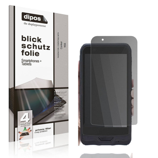 Blickschutzfolie von dipos passend für Conker NS6, präziser Zuschnitt und blasenfrei montiert